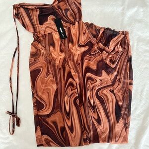 Fashionova All the neutrals mesh jumpsuit